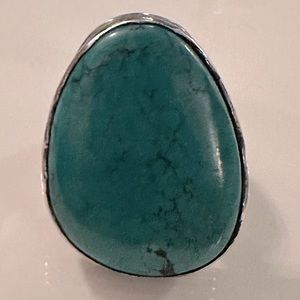Authentic large turquoise Silpada ring size 7
